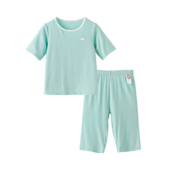 Dave&Bella Toddler Girls/Boys Summer Multi-color Short Sleeve Comfortable Pajamas