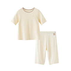 Dave&Bella Toddler Girls/Boys Summer Multi-color Short Sleeve Comfortable Pajamas