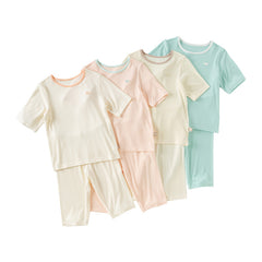 Dave&Bella Toddler Girls/Boys Summer Multi-color Short Sleeve Comfortable Pajamas