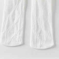 Dave&Bella Kids Girls Summer Versatile White Breathable Stockings Tights Leggings