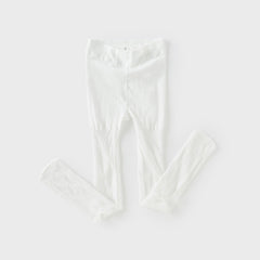 Dave&Bella Kids Girls Summer Versatile White Breathable Stockings Tights Leggings