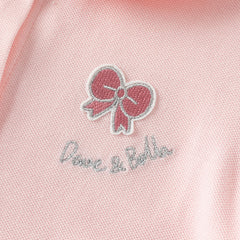 Dave&Bella Girls Summer Navy Collar Pink Sweet Princess A-line Dress