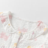 Dave&Bella Toddler Girls Summer Sweet Pink Print Sleepwear Soft Pajamas