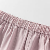 Dave&Bella Toddler Girls Summer Cute Grey Pink Loose Drawstring Pants