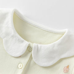 Dave&Bella Toddler Girls Summer Cotton Doll Collar Print T-shirt Tops