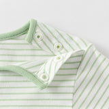 Dave&Bella Toddler Boys/Girls Summer Cute Striped Green/Pink Sleepwear Pajamas