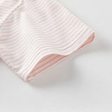 Dave&Bella Toddler Boys/Girls Summer Cute Striped Green/Pink Sleepwear Pajamas