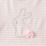 Dave&Bella Toddler Boys/Girls Summer Cute Striped Green/Pink Sleepwear Pajamas