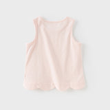 Dave&Bella Toddler Girls Summer Versatile Cute Print Breathable Cotton Tank Tops