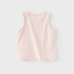 Dave&Bella Toddler Girls Summer Versatile Cute Print Breathable Cotton Tank Tops