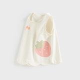 Dave&Bella Toddler Girls Summer Versatile Cute Print Breathable Cotton Tank Tops