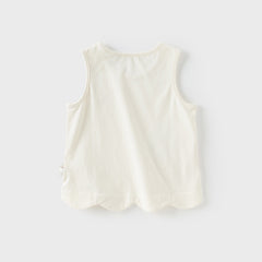 Dave&Bella Toddler Girls Summer Versatile Cute Print Breathable Cotton Tank Tops