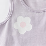 Dave&Bella Toddler Girls Summer Versatile Cute Print Breathable Cotton Tank Tops