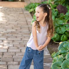 Dave&Bella Toddler Girls Summer Versatile Cute Print Breathable Cotton Tank Tops