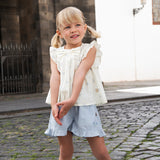 Dave&Bella Toddler Girls Summer Cotton Floral Print T-shirt Shorts Sets