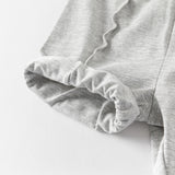 Dave&Bella Toddler Girls Summer Light Grey/Apricot Stretchable Comfortable Pants