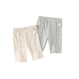 Dave&Bella Toddler Girls Summer Light Grey/Apricot Stretchable Comfortable Pants