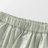 Dave&Bella Toddler Girls Summer Grey Purple/Grey Green Fashion Cotton Wide Pants