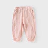 Dave&Bella Toddler Girls/Boys Summer Outdoor UV-protection Loose Drawstring Pants
