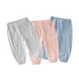 Dave&Bella Toddler Girls/Boys Summer Outdoor UV-protection Loose Drawstring Pants