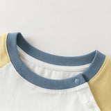 Dave&Bella Toddler Girls/Boys Summer Playful Multi-print Cotton Classic T-shirt Tops
