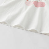 Dave&Bella Toddler Girls/Boys Summer Playful Multi-print Cotton Classic T-shirt Tops
