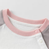 Dave&Bella Toddler Girls/Boys Summer Playful Multi-print Cotton Classic T-shirt Tops