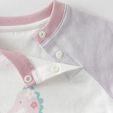 Dave&Bella Toddler Girls/Boys Summer Playful Multi-print Cotton Classic T-shirt Tops