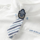 Dave&Bella Kids Boys Summer Cotton Formal White Shirt Top