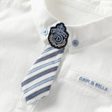 Dave&Bella Kids Boys Summer Cotton Formal White Shirt Top