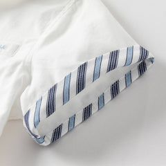 Dave&Bella Boys Summer Cotton Formal White Shirt Top