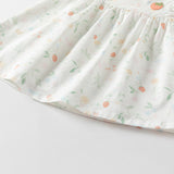 Dave&Bella Toddler Girls Summer Cotton Floral Print T-shirt Short Pant Sets