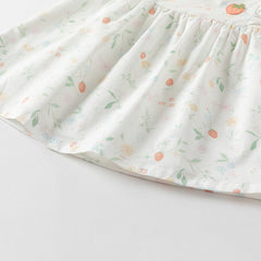 Dave&Bella Girls Summer Cotton Floral Print Sleeveless T-shirt Short Pant Set