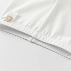 Dave&Bella Toddler Girls Summer Light Blue/White Comfortable Cotton Slim Leggings