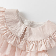 Dave&Bella Summer Girls Gradient Purple Mesh Cake Dress