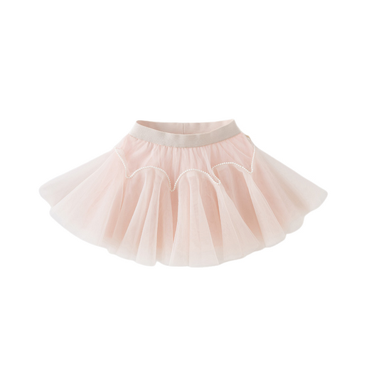Dave&Bella Girls Summer Adorable Light Pink Mesh Skirt Underwear