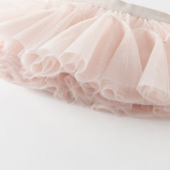 Dave&Bella Girls Summer Adorable Light Pink Mesh Skirt Underwear