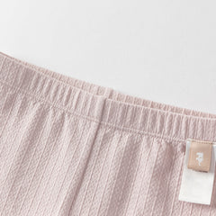 Dave&Bella Toddler Girls Summer White/Pink Slim Breathable Leggings