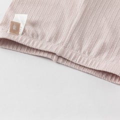 Dave&Bella Toddler Girls Summer White/Pink Slim Breathable Leggings