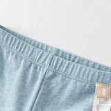 Dave&Bella Toddler Girls Summer Beige/Denim Blue Versatile Comfortable Casual Leggings