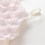 Dave&Bella Girls Summer Pink Mesh Flower Halter Dress