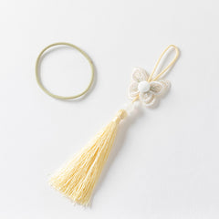 Dave&Bella Toddler Girls Summer Chinese-style Light Yellow Cute Mesh A-line Dress