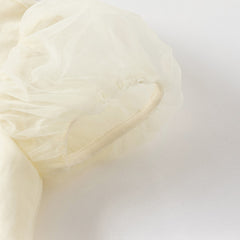 Dave&Bella Toddler Girls Summer Chinese-style Light Yellow Cute Mesh A-line Dress