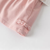 Dave&Bella Toddler Girls Summer Sweet Pink Casual T-shirt Short Set