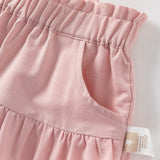 Dave&Bella Toddler Girls Summer Sweet Pink Casual T-shirt Short Set