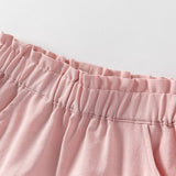 Dave&Bella Toddler Girls Summer Sweet Pink Casual T-shirt Short Set