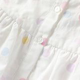 Dave&Bella Girls Summer Cotton Colored Dots Sleeveless Dress (Copy)-1