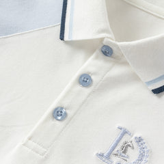 Dave&Bella Boys Summer Cotton White College Style  Polo T-shirt Top