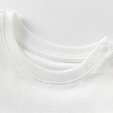 Dave&Bella Toddler Girls Summer Cute White Flower Print Breathable Cotton T-shirt Tops