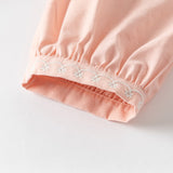 Dave&Bella Toddler Girls Summer Sweet Pink Floral Chinese-style T-shirt Pant Outfit Sets